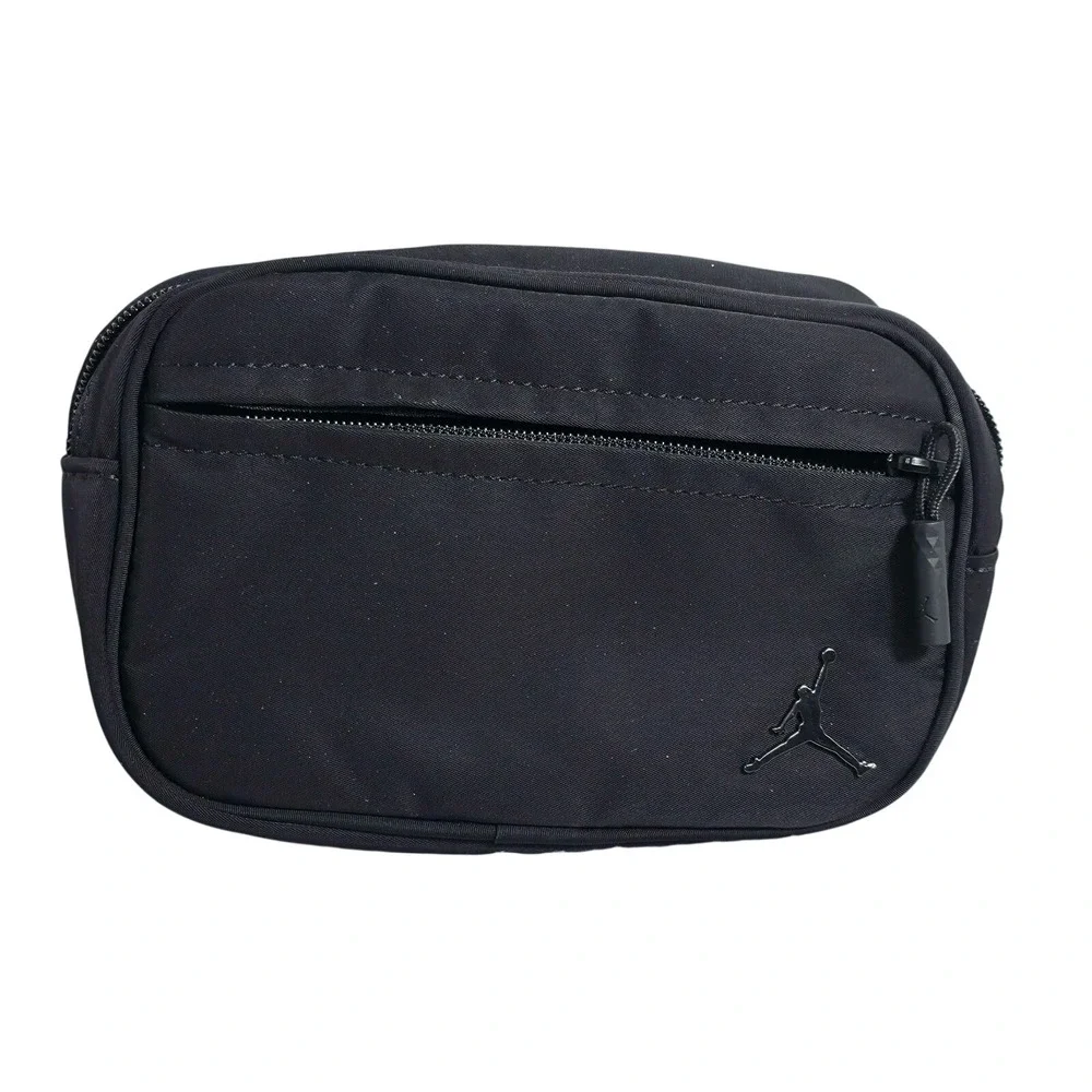 Nike‎ Air Jordan Alpha Jumpman Camera Bag Small Crossbody WA0870-023 Black NEW